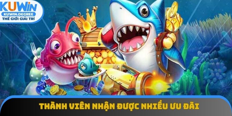 Thành viên nhận được nhiều ưu đãi, tỷ lệ thưởng cao Thành viên nhận được nhiều ưu đãi, tỷ lệ thưởng cao